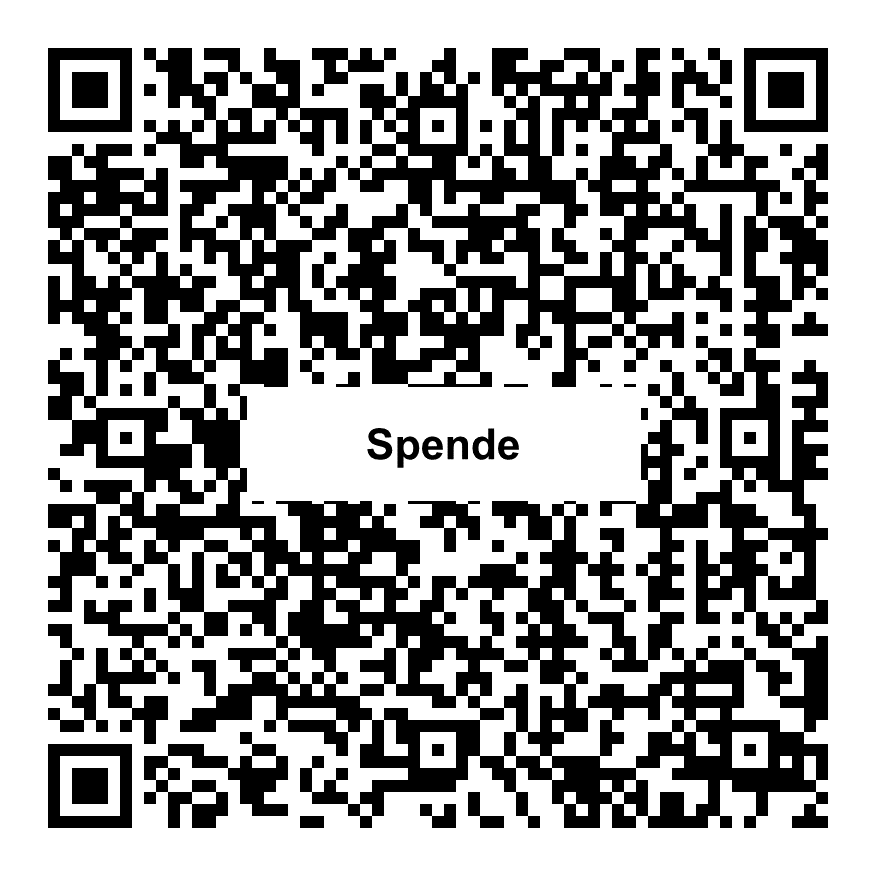 QR-Code zum Spenden an Achim, Bernd und Max Stiftung