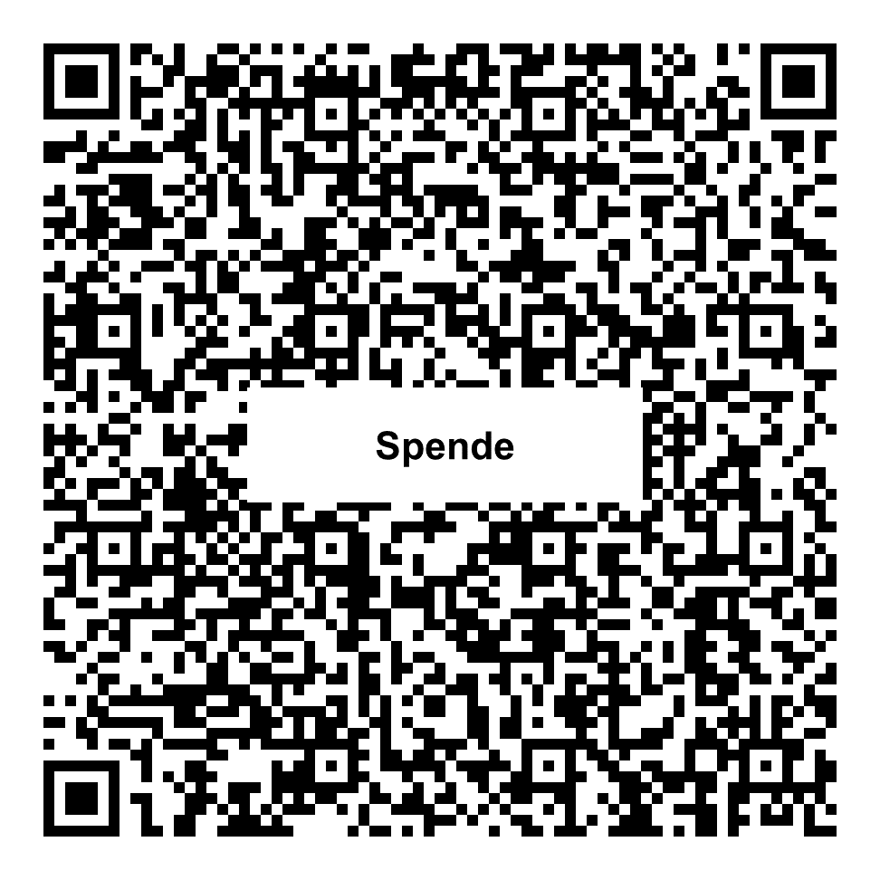 QR-Code zum Spenden an André Byszio und Miriam Flüß Stiftungsfonds