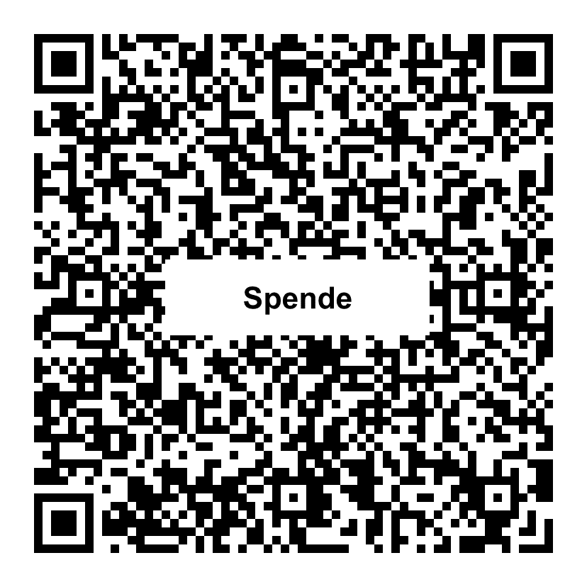 QR-Code zum Spenden an Anna Hellwege Stiftung