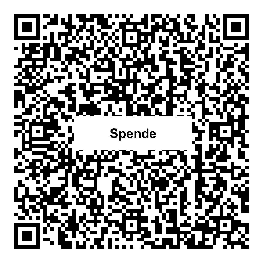 QR-Code zum Spenden an Christa, Michael und Werner Hans-Stiftung