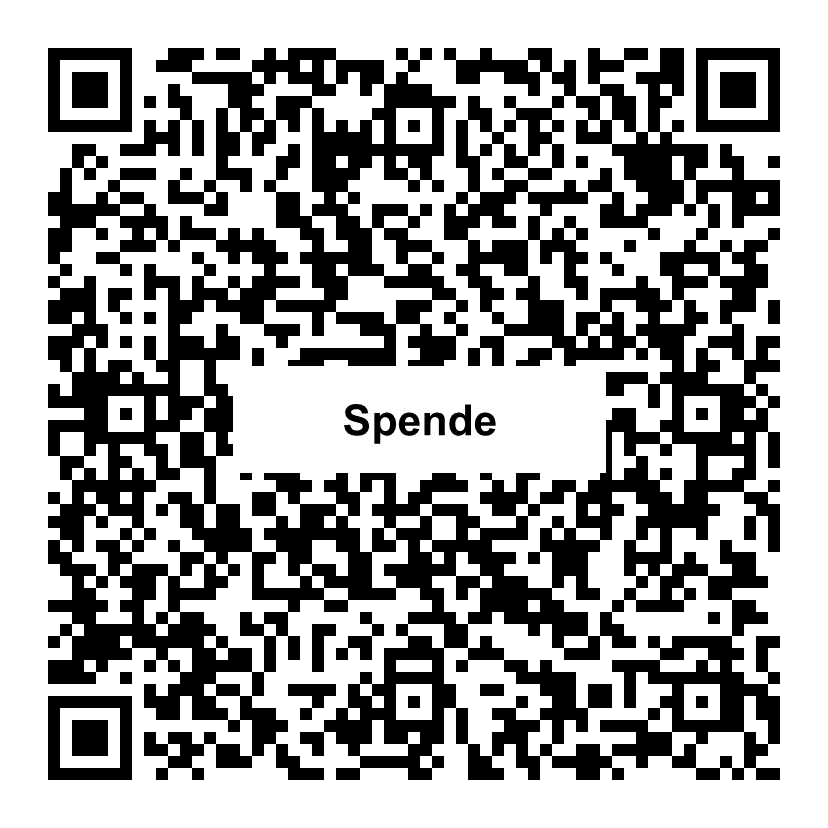 QR-Code zum Spenden an Crossroads Foundation