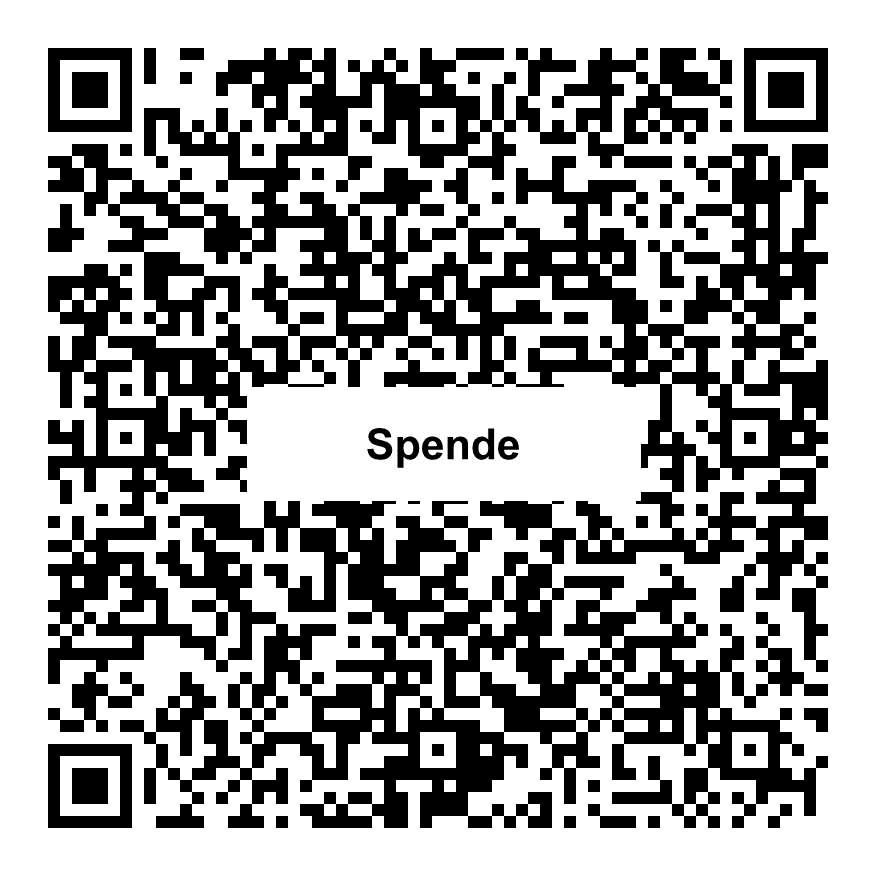 QR-Code zum Spenden an Doris Regenhardt Stiftung