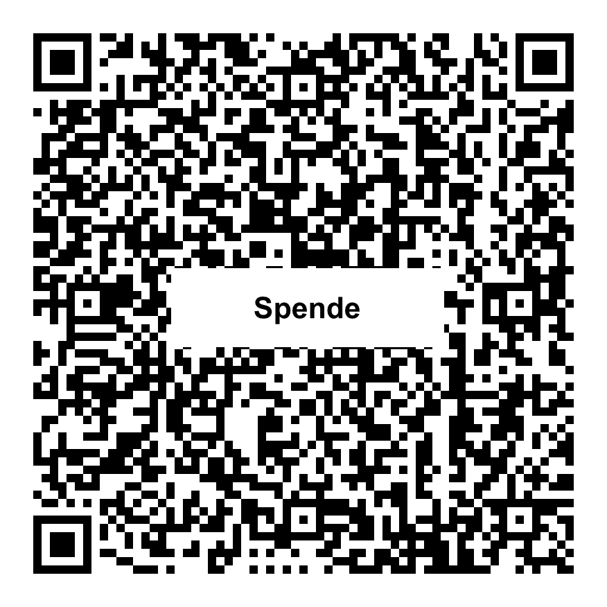 QR-Code zum Spenden an Dr. Klaus und Karen Fricke Stiftung