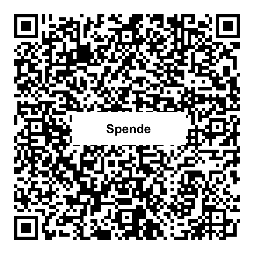 QR-Code zum Spenden an Edgar und Hadeburg Frank-Stiftung