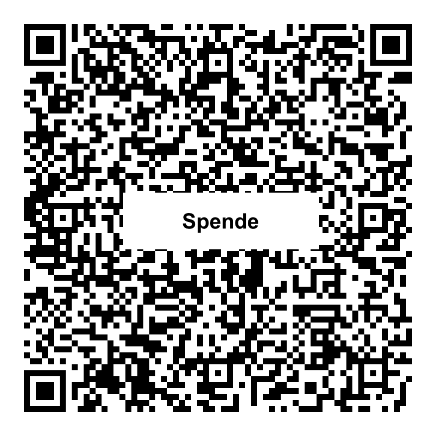 QR-Code zum Spenden an "Ein Steinchen kommt ins Rollen"-Stiftung
