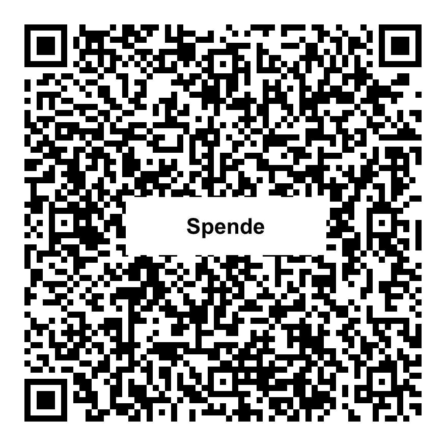 QR-Code zum Spenden an Elke und Rolf Flügge Stiftung