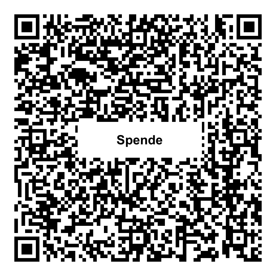 QR-Code zum Spenden an Familie Tegler Stiftungsfonds