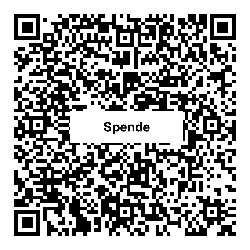 QR-Code zum Spenden an Flaschka Stiftung
