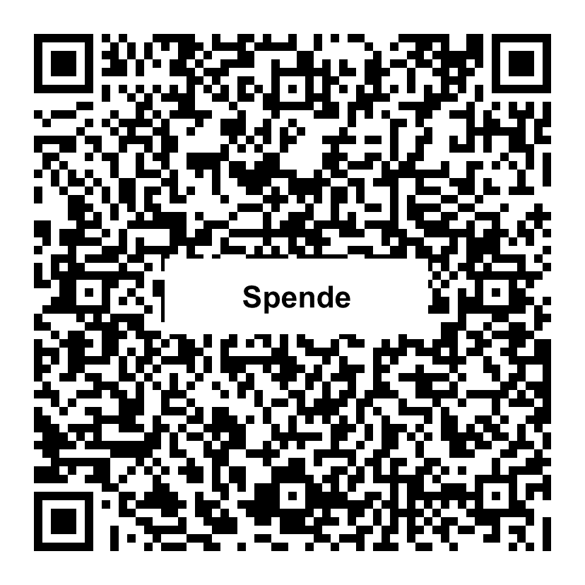 QR-Code zum Spenden an FraJu-Stiftung