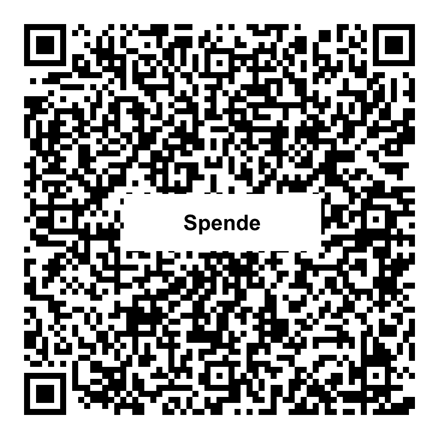 QR-Code zum Spenden an Francois Maher Presley Stiftung für Kunst und Kultur