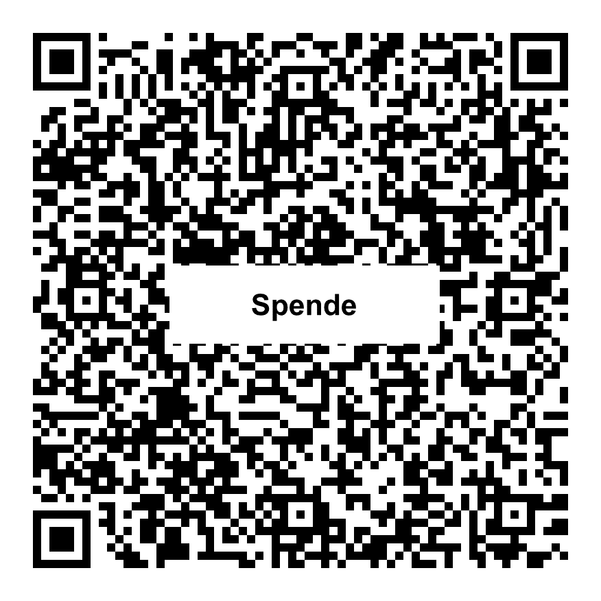 QR-Code zum Spenden an Franz Beschenar Stiftung