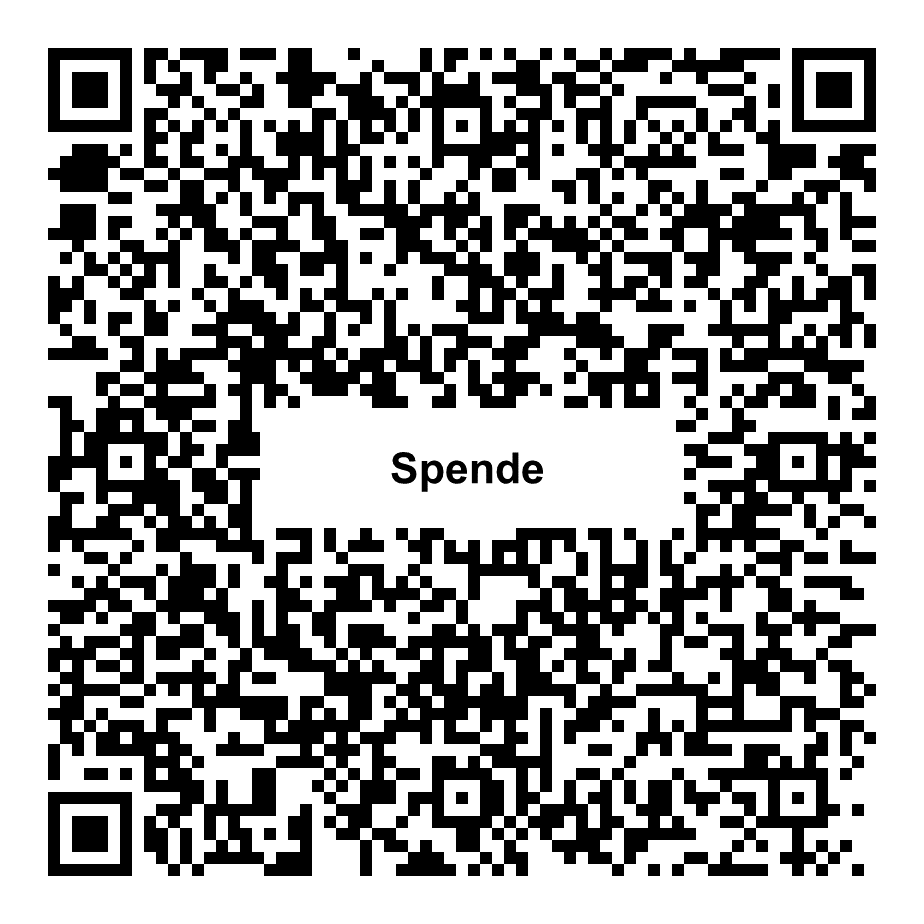 QR-Code zum Spenden an Gisela Kossack Stiftungsfonds