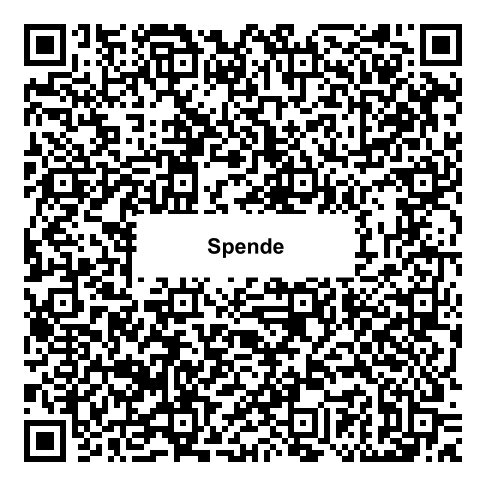 QR-Code zum Spenden an Hannelore und Ingo Feder Stiftungsfonds