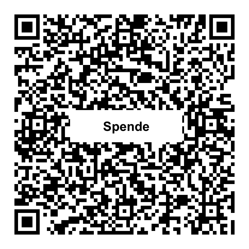 QR-Code zum Spenden an Hase & Igel Stiftung