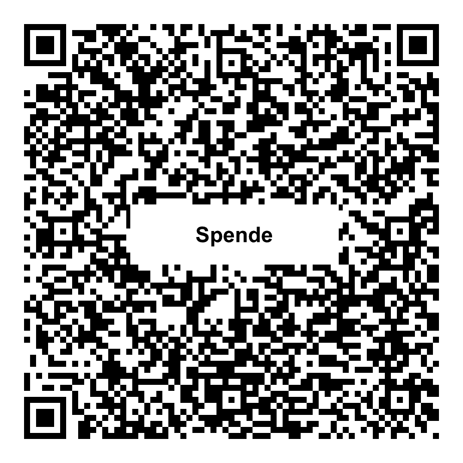 QR-Code zum Spenden an Heinz Fitzer Stiftungsfonds