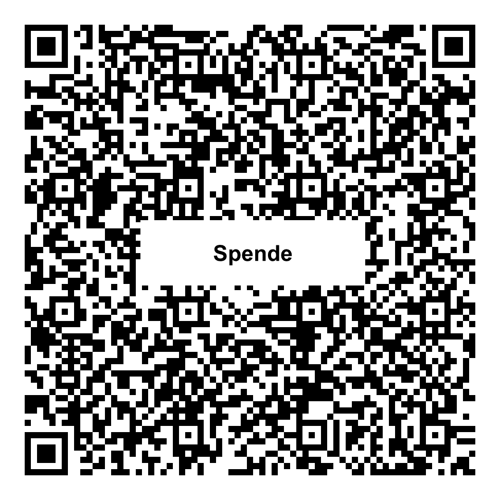 QR-Code zum Spenden an Hildegard und Rolf Runge Stiftungsfonds