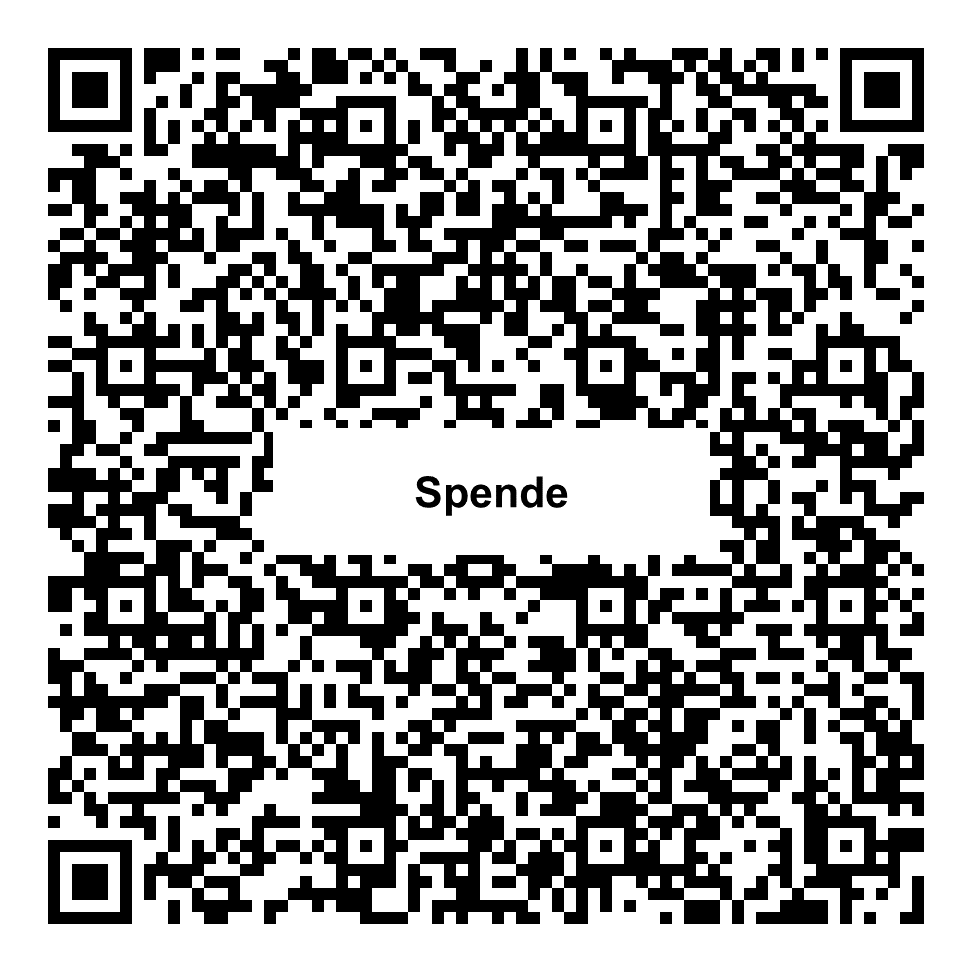 QR-Code zum Spenden an James Richardson und Ursula Vollerthun Stiftungsfonds