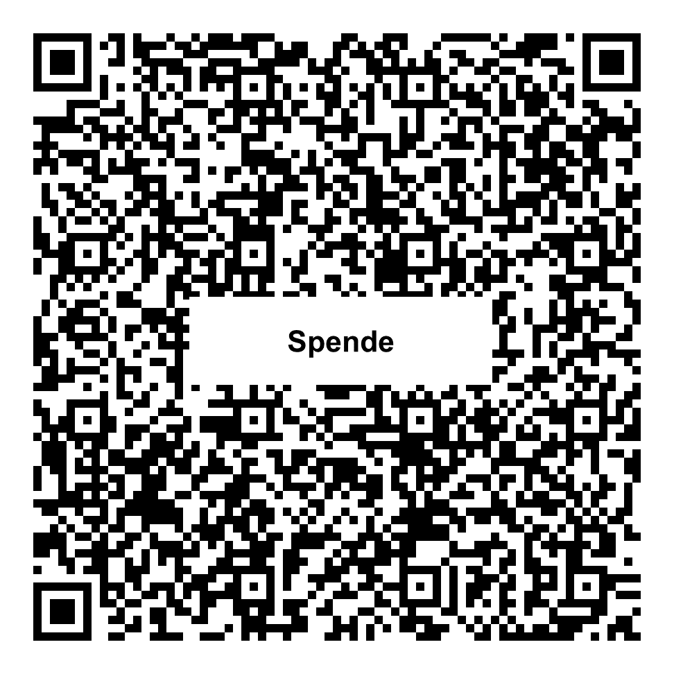 QR-Code zum Spenden an Karin und Georg Preppner Stiftungsfonds