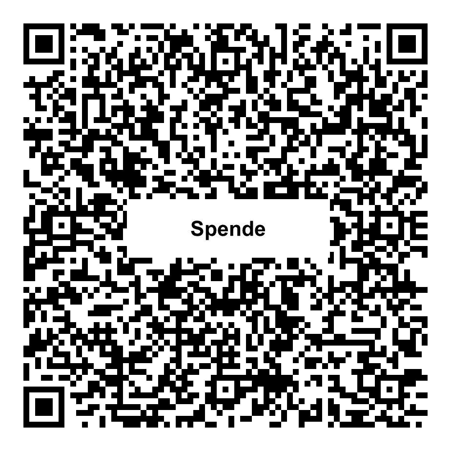 QR-Code zum Spenden an Karl-Heinz und Christa Kühnlenz Stiftungsfonds　