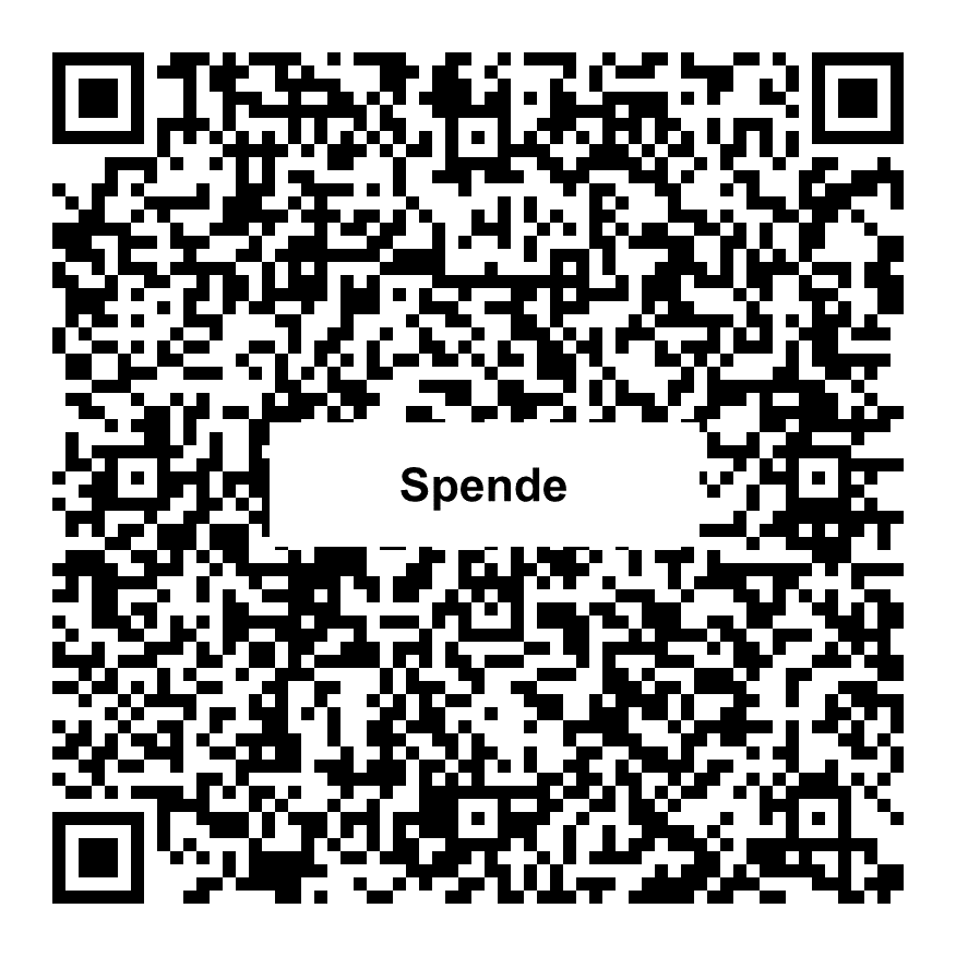QR-Code zum Spenden an Klaus und Barbara Funccius Stiftung