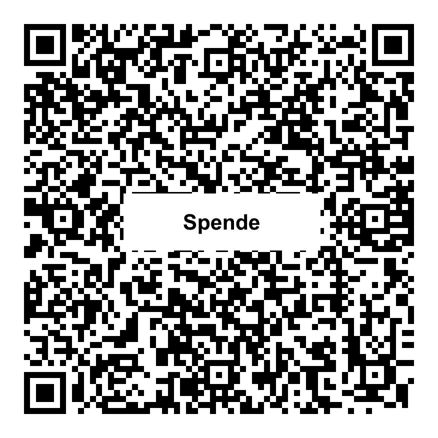 QR-Code zum Spenden an Klingenstein-Zuschke Stiftung
