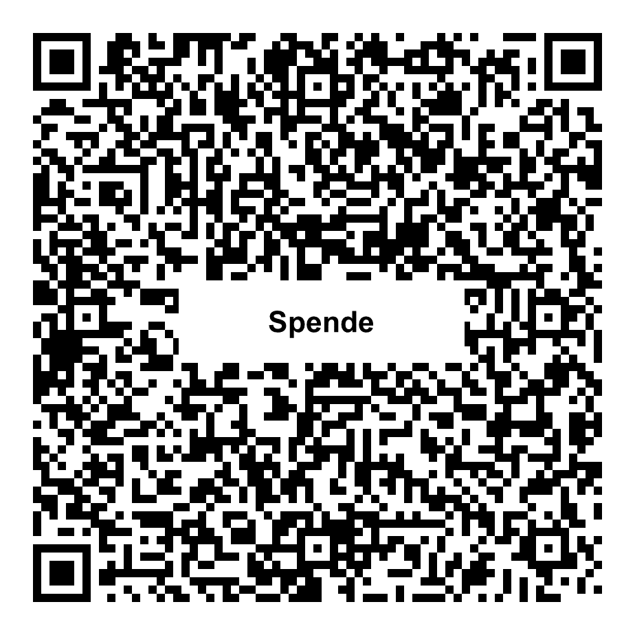 QR-Code zum Spenden an Lilo Menzer Stiftung