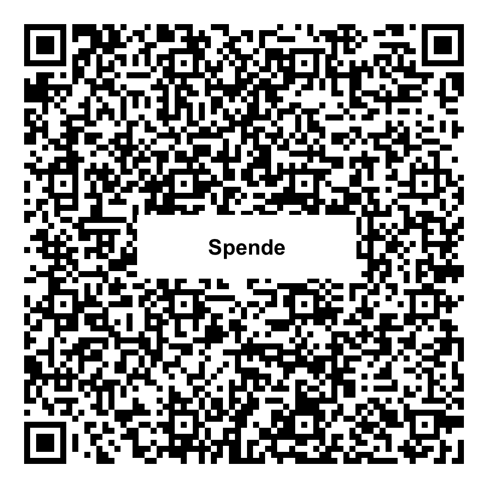 QR-Code zum Spenden an Margrit und Ulrich Kienast Stiftungsfonds