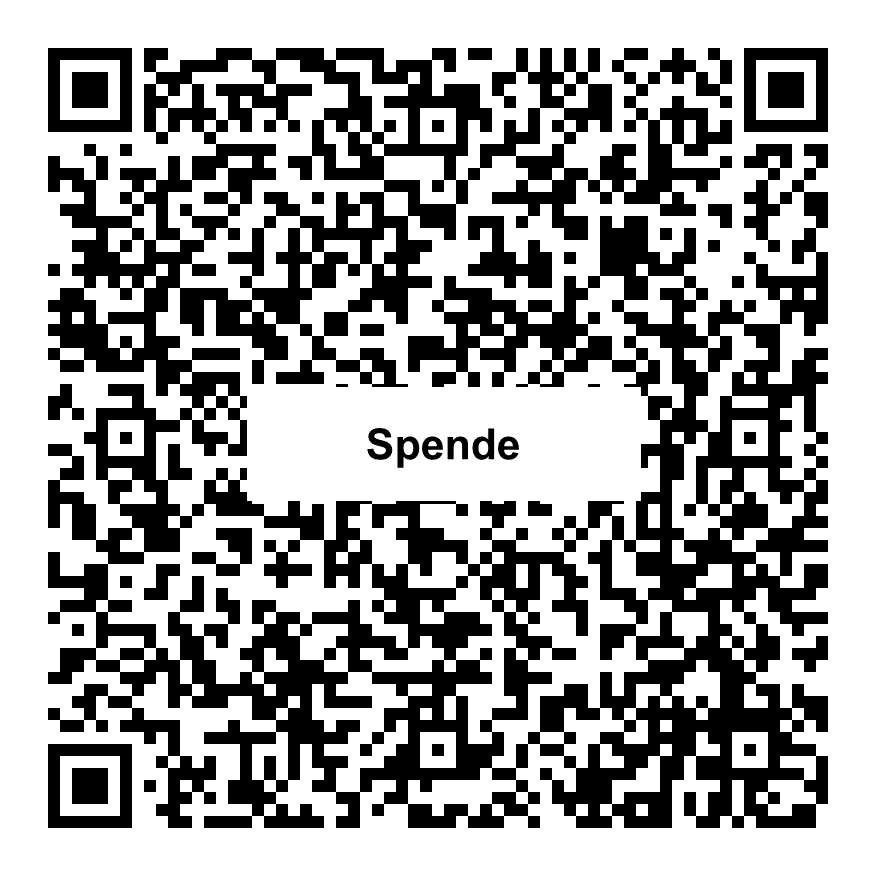 QR-Code zum Spenden an Michael und Ursula Kregel Stiftung