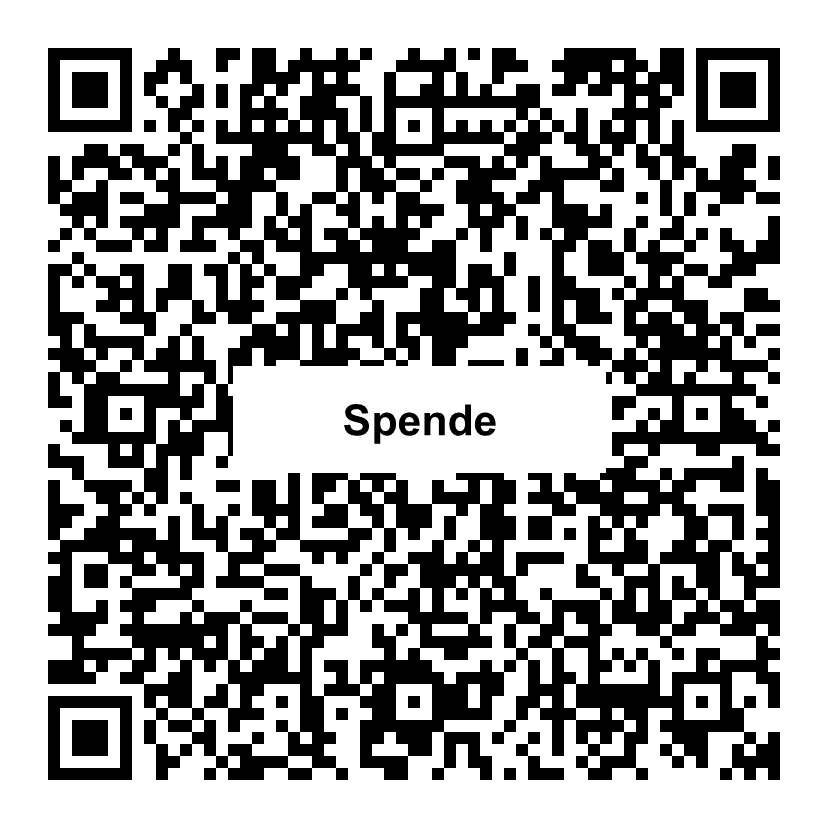 QR-Code zum Spenden an Paula-Stiftung