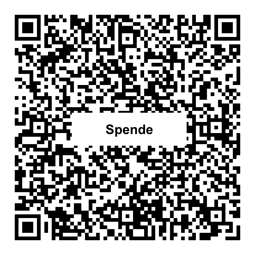 QR-Code zum Spenden an Philo-so-fein Stiftung