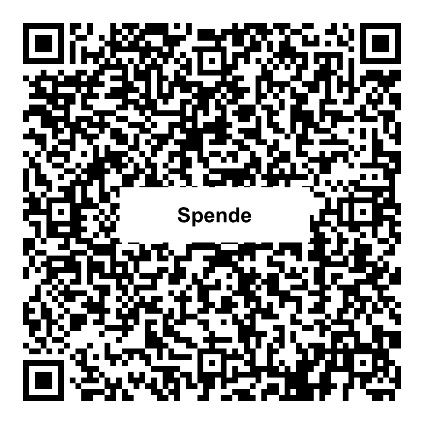 QR-Code zum Spenden an Reinhard Thedens Verbrauchsstiftung