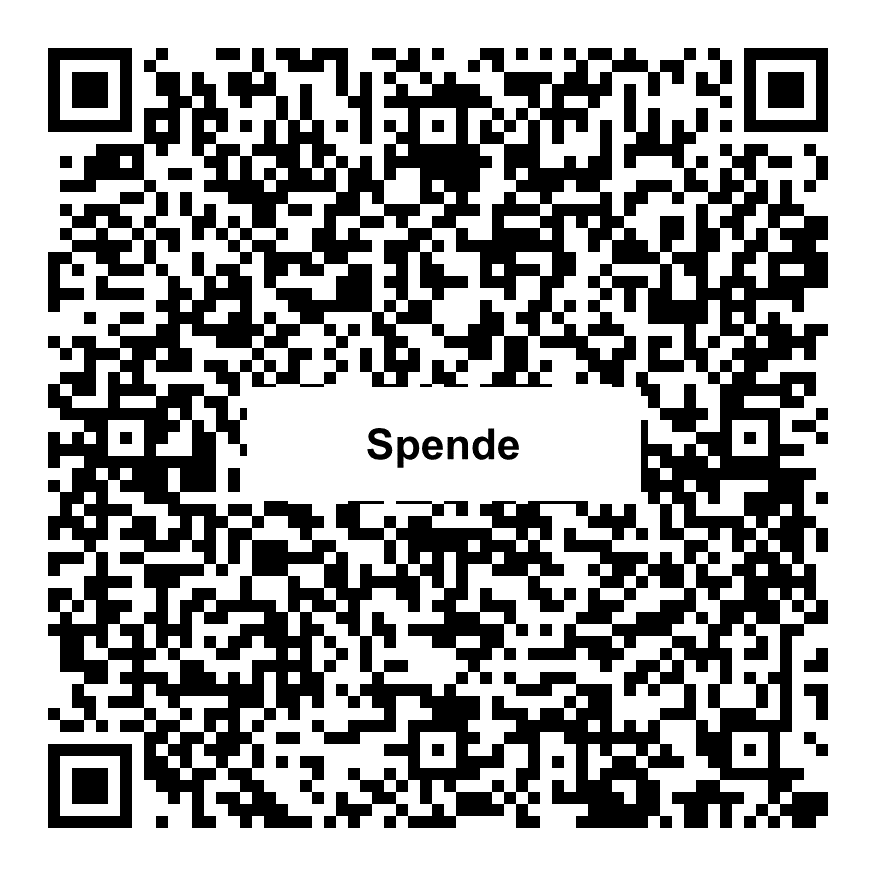 QR-Code zum Spenden an Rolf und Maria-Elisabeth Hinz Stiftung