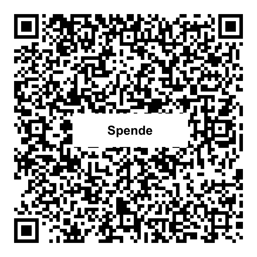 QR-Code zum Spenden an Rosi & Karli 4 Kids Stiftung