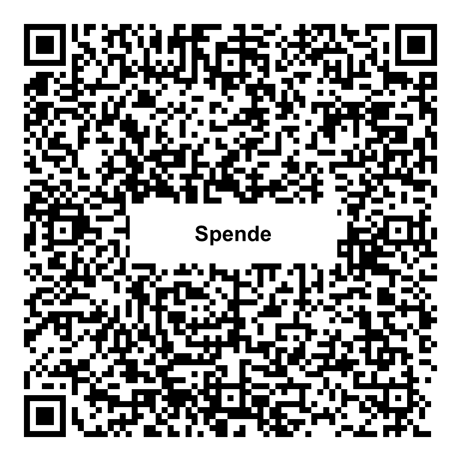QR-Code zum Spenden an Roswitha Fricke Stiftungsfonds