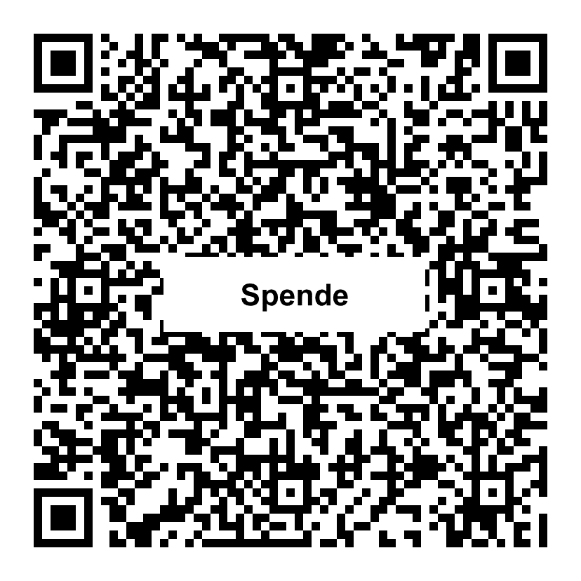 QR-Code zum Spenden an Silent Care Stiftung
