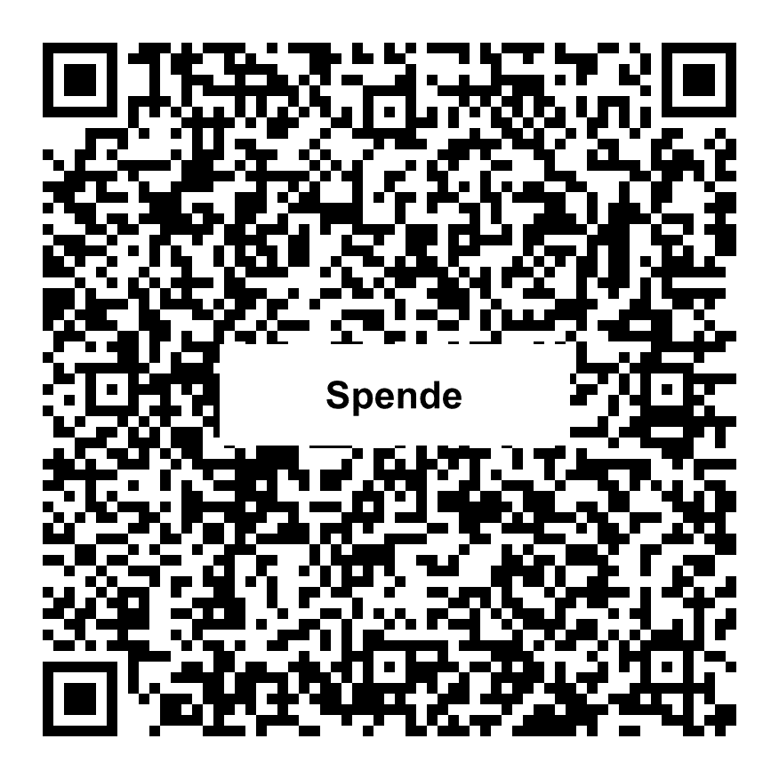 QR-Code zum Spenden an Stiftung Farideh + Dieter Benecke