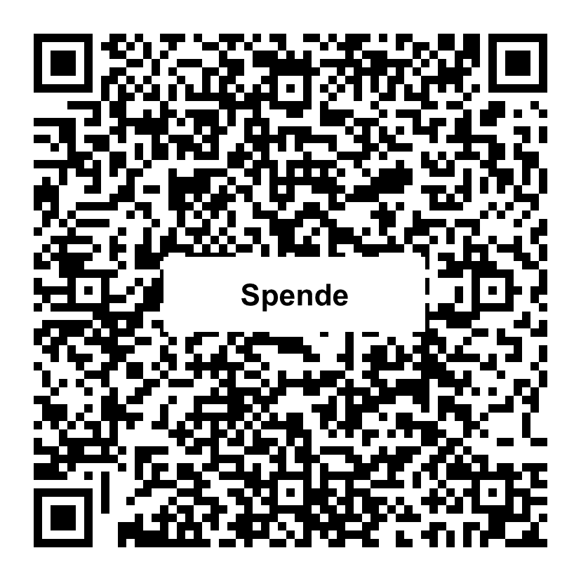 QR-Code zum Spenden an Stiftung für Bergedorf