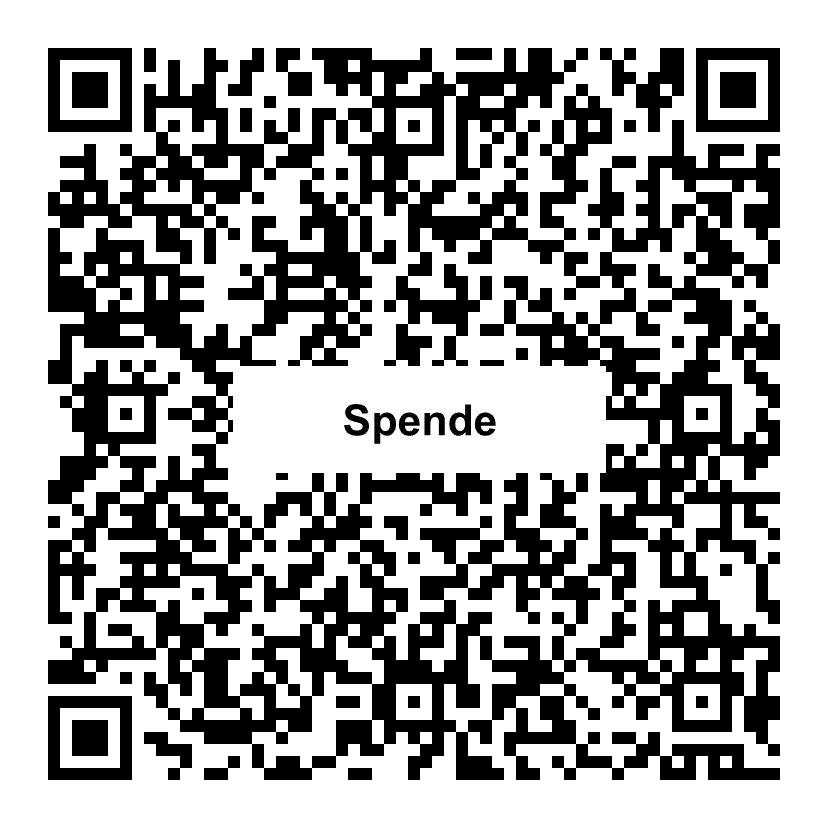 QR-Code zum Spenden an Stiftung Kupferhof