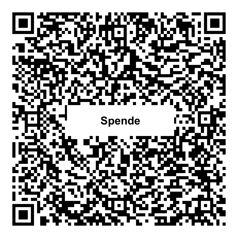 QR-Code zum Spenden an Stiftungsfonds Aktion "Tausend Gründe für gutes Tun 2005"