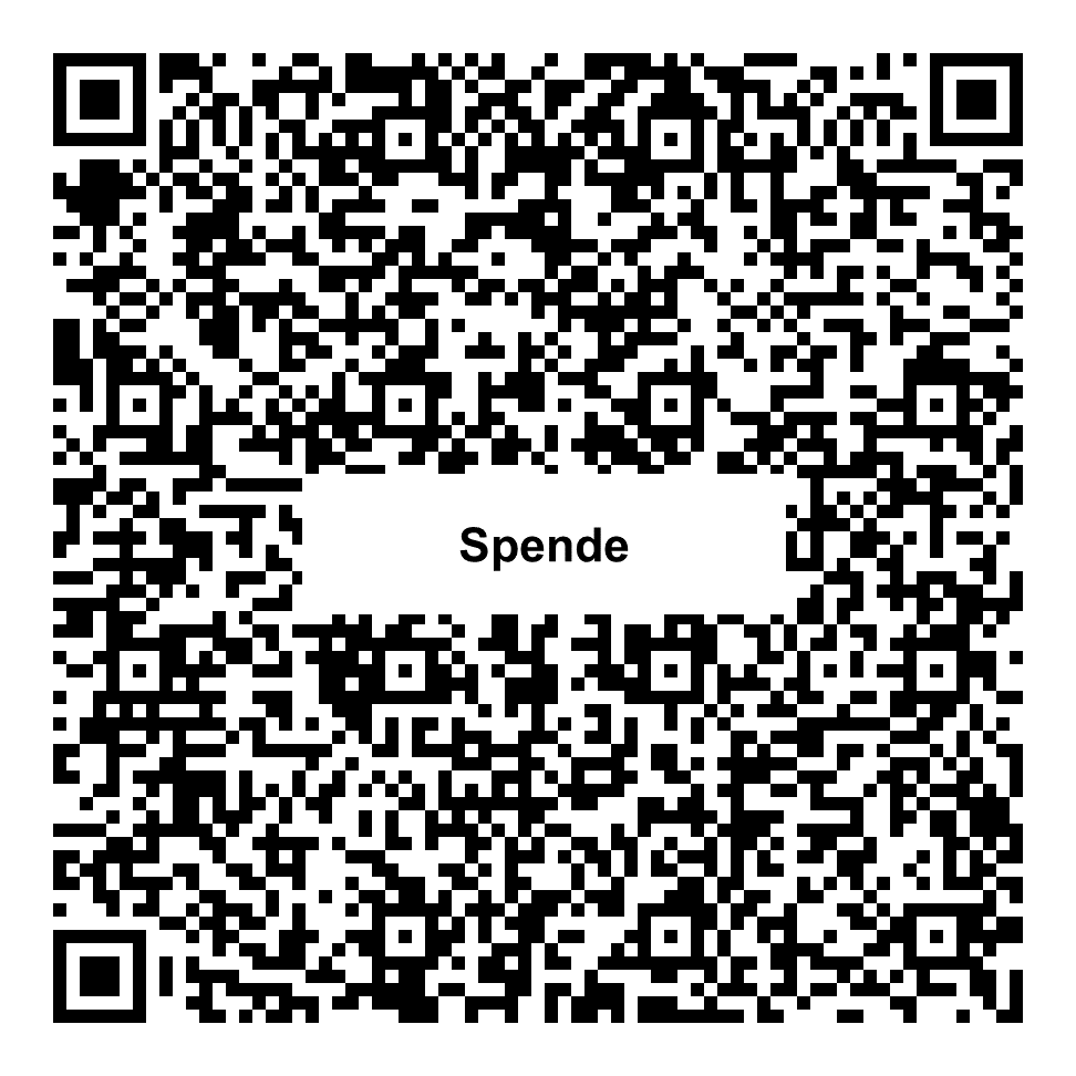 QR-Code zum Spenden an Stiftungsfonds Arnold Theoboldt für Tierpark Hagenbeck