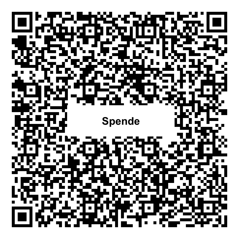 QR-Code zum Spenden an Stiftungsfonds für die Frauenhand-Werkstatt e.V. Offene Tischlerei und Töpferei