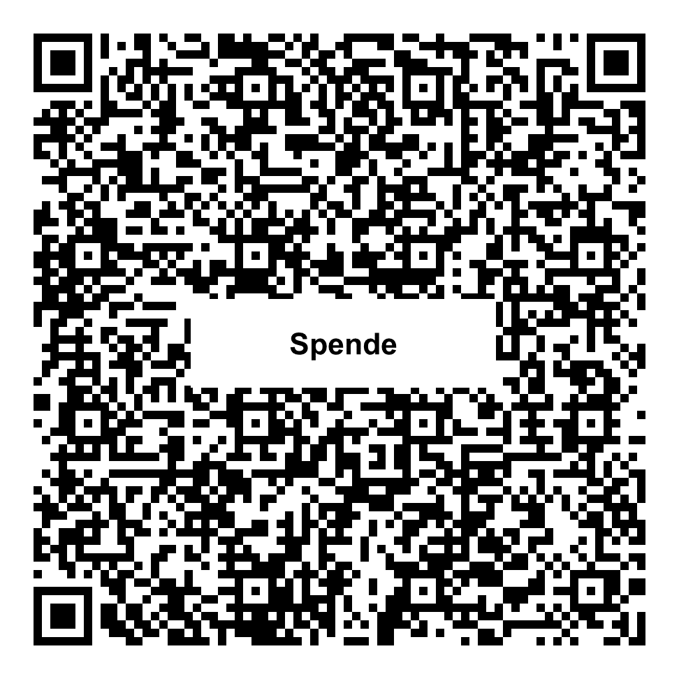 QR-Code zum Spenden an Stiftungsfonds St. Georg - von Bürgern für Bürger
