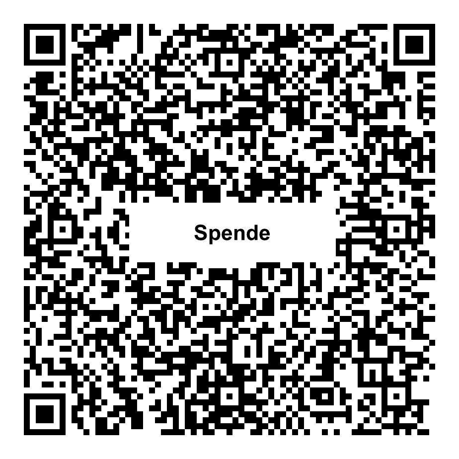 QR-Code zum Spenden an Stiftungsfonds Ute und Reinhard Duda Kinderhilfe