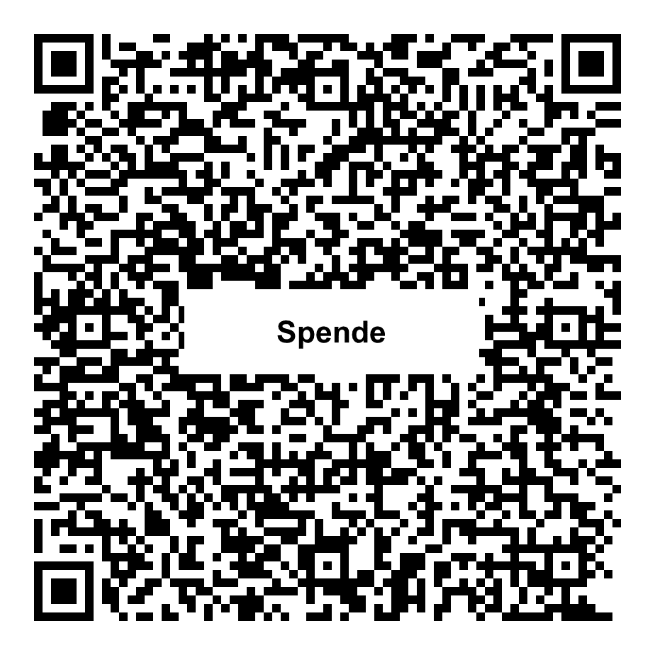 QR-Code zum Spenden an Stiftungsfonds zur Erforschung von Diabetes