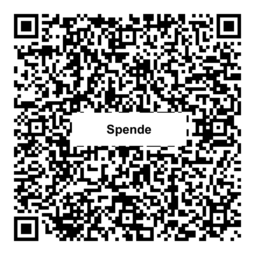 QR-Code zum Spenden an "Strahlende Kinderaugen" Angelika und Klaus Pannecke Stiftung