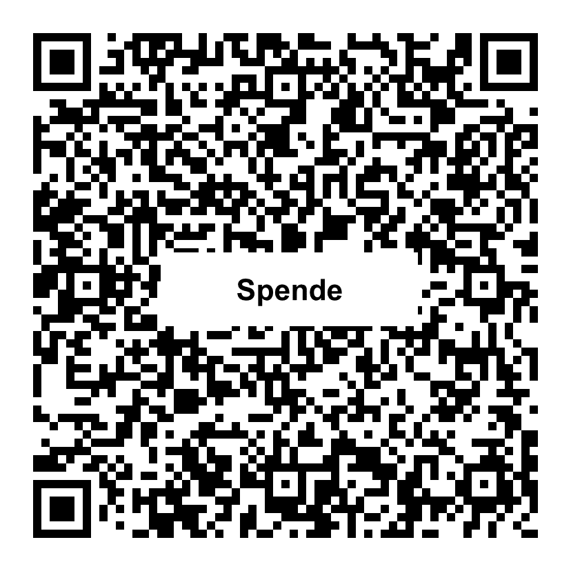 QR-Code zum Spenden an Tansania Stiftung
