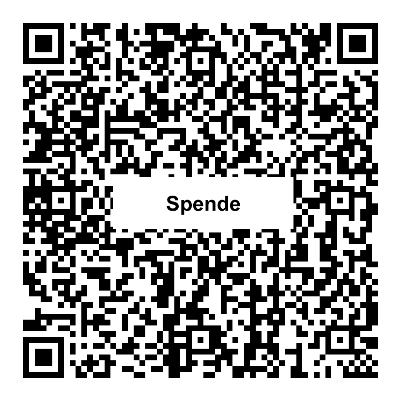 QR-Code zum Spenden an Telemann-Stiftung