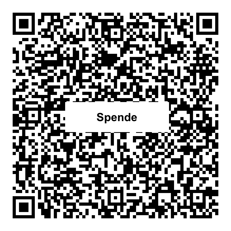 QR-Code zum Spenden an Ursula und Günther Wahlers Stiftung
