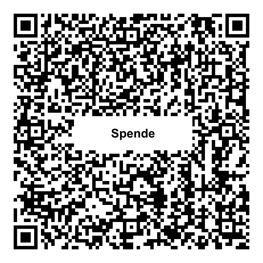 QR-Code zum Spenden an Uschi Rosenstock Stiftungsfonds
