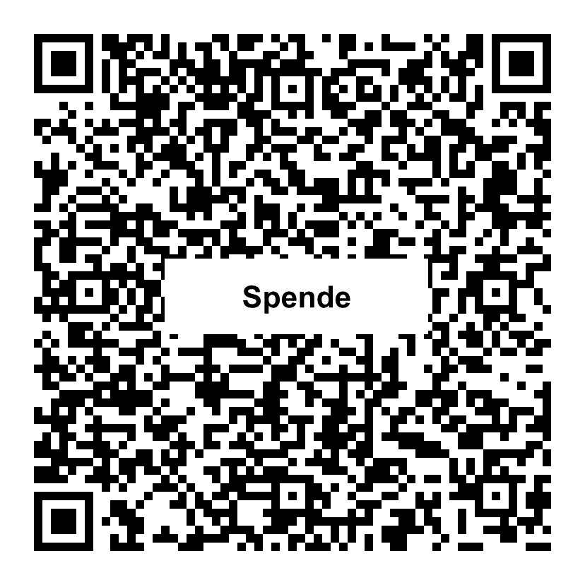 QR-Code zum Spenden an Vera Gerdau Stiftung